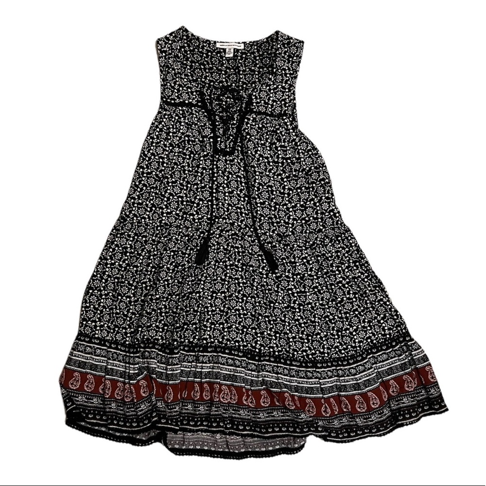 American Eagle Outfitters Navy Patterned Dress